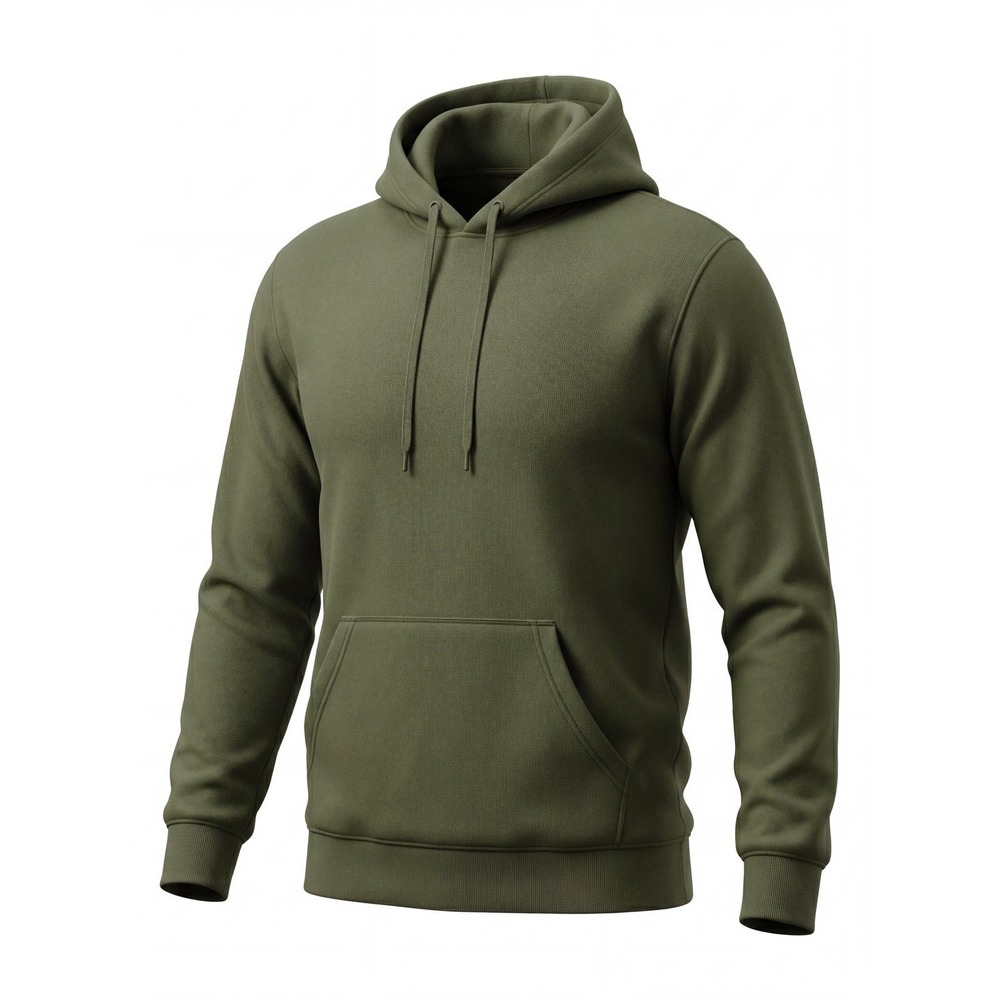 Athletic Works hoodie, men's pullover, olive green, Lightweight Performance Styl